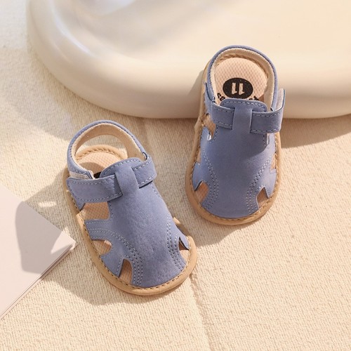 SOFT BOTTOM NON-SLIP BABY SANDALS / BB-0061 - COLOR LIGHT BLUE