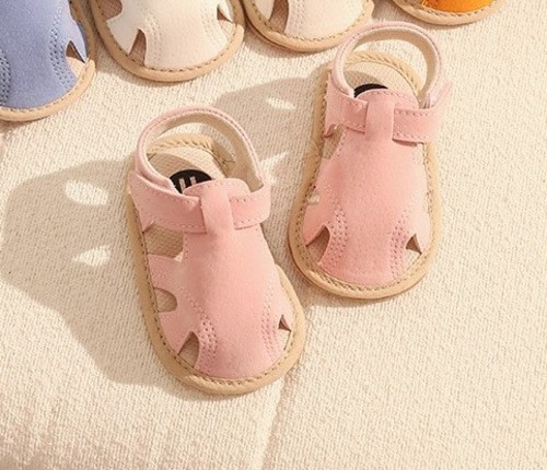 SOFT BOTTOM NON-SLIP BABY SANDALS / BB-0063 - COLOR PINK