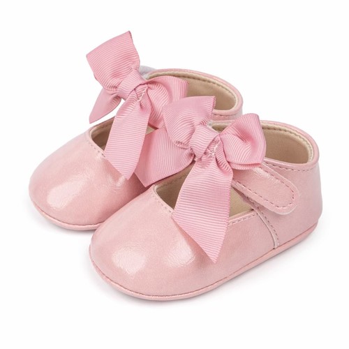 RUBBER SOLE NON-SLIP BABY SHOES / BB-0065 - COLOR PINK