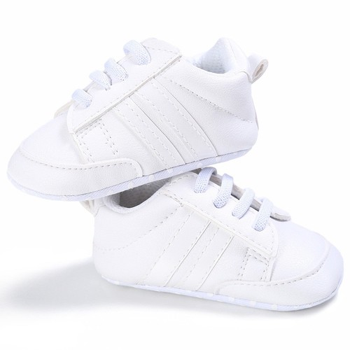 SOFT SOLE BABY SHOES / BB-0073 - COLOR WHITE