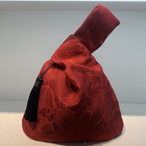 CLOTH WRIST BAG / BG-0059 - COLOR RED