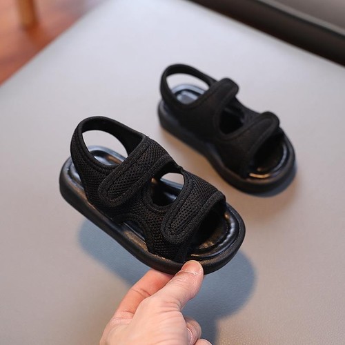 SOFT SOLE BABY SANDALS / BB-0079 - COLOR BLACK