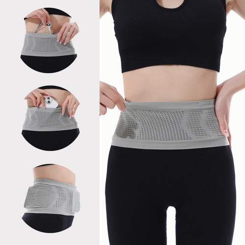 NEW STYLE SPORTS WAIST BAG / SF-0002 - Color : Gray Capacity : L (35*13cm) 88g, XL (37.5*13cm) 98g