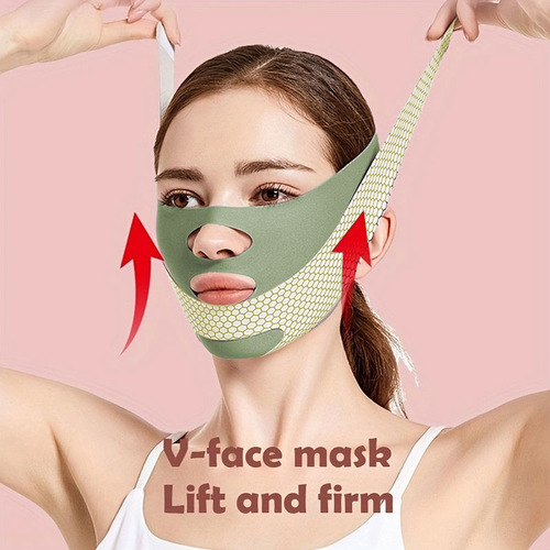 V-FACE BANDAGE / PH-0015 - Face lifting Color classification : Green 1 piece