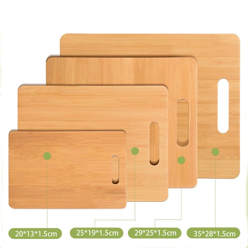 BAMBOO CHOPPING BOARD / HM-0174 - Shape : 1PIECE ONLY 29*25*1.5cm