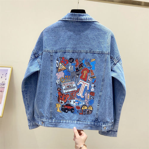 DENIM JACKET / WD-0289 - Color : Blue- 0054 Size : L, 2XL