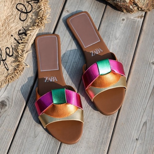 WOMEN’S FLAT SANDALS / WS-0113 - MIX COLOR