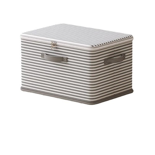 STORAGE BOX / HM-0175 - Color : Green stripes Size : Extra large