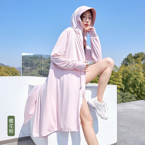 LONG CLOTHING / WD-0312 - Long clothing for summer sun protection Color : Blossom Pink Size : One Size