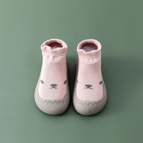 NON-SLIP SHOES / BB-0029 - Soft sole Color : Lace Pink Size : 12cm, 12.5cm