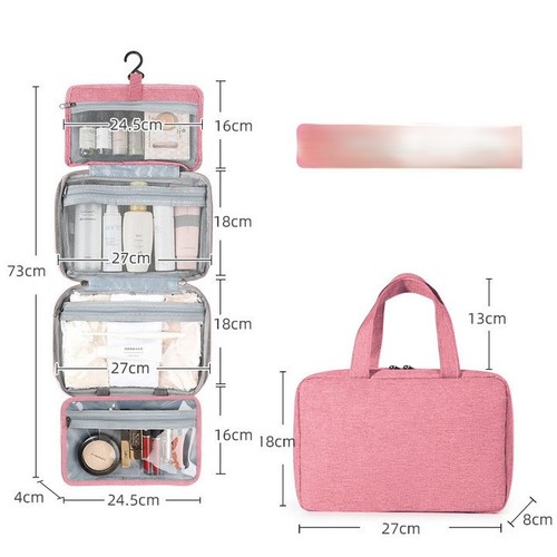 TRAVEL COSMETIC BAG / BG-0102 - Color : Pink