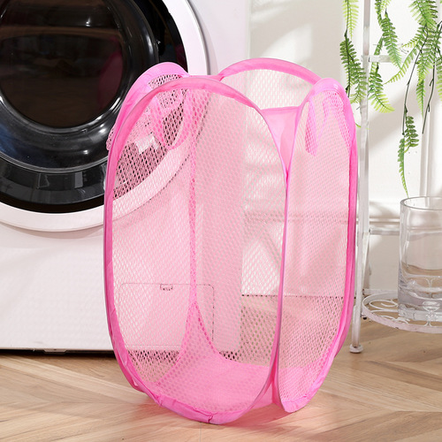LAUNDRY BASKET / HM-0150 - Color : Pink, Sky Blue Specifications : 32*32*48cm