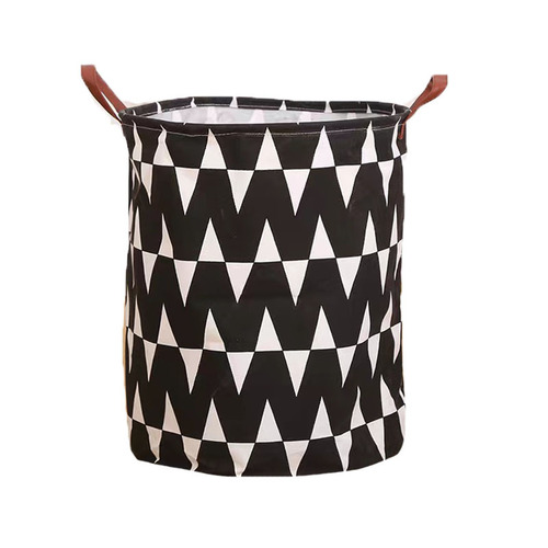 LAUNDRY BASKET / HM-0159 - Color : Cotton and linen dirty clothes basket Size : 40*50