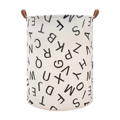 LAUNDRY BASKET / HM-0179 - Color : English letters Size : 40*50