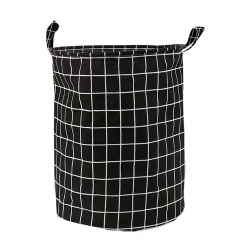 LAUNDRY BASKET / HM-0186 - Color : Black square Size : 40*50