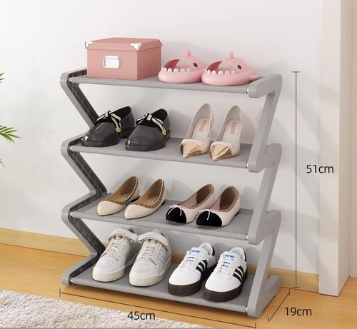 STORAGE BOX 4-LAYER LARGE / HM-0191 - Color : Steel Tube 4-layer large size Light gray