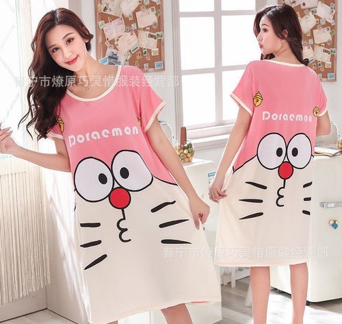 NIGHTDRESS / WD-0325 - Color : Pink Doraemon zd-806-45# Size : One Size