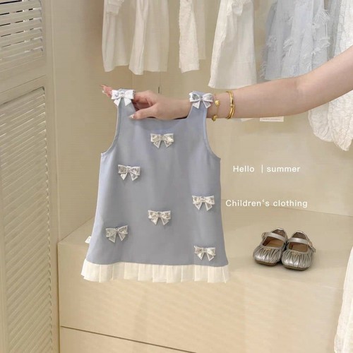 NEW SUMMER BABY GIRL DRESS / BB-0158 - COLOR LIGHT BLUE