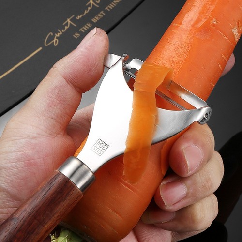 STAINLESS STEAL MULTI-FUNCTION PEELER / KN-0155 - COLOR DARK BROWN