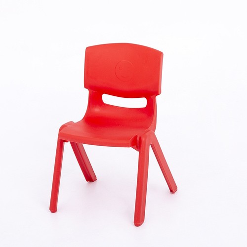 CHILDREN'S PLASTIC CHAIR / HM-0195 - COLOR RED