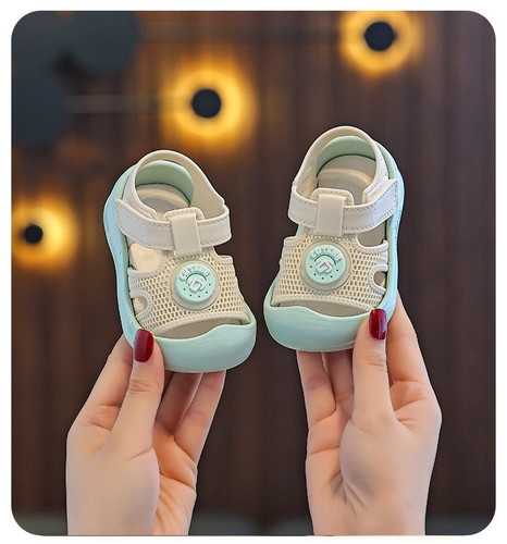 SOFT SOLE BABY SHOES / BB-0161 - COLOR GREEN