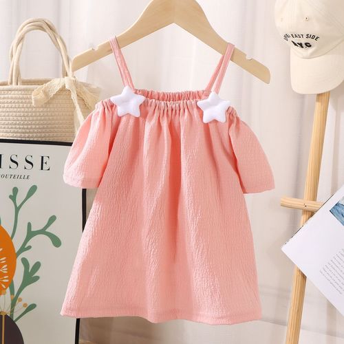 OFF-SHOULDER TOP / BB-0274 - Color : Pink Star Suitable for height : 80cm, 90cm