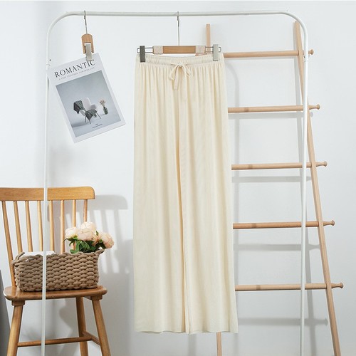 WIDE-LEG STRAIGHT PANTS / WD-0175 - COLOR WHITE