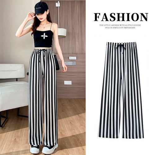 TIE-DYED LOOSE WIDE -LEG PANTS / WD-0179 - ONE SIZE