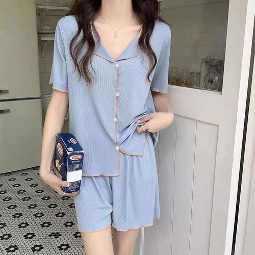 HOME CLOTHES FOR WOMEN / WD-0371 - COLOR BLUE ONE SIZE