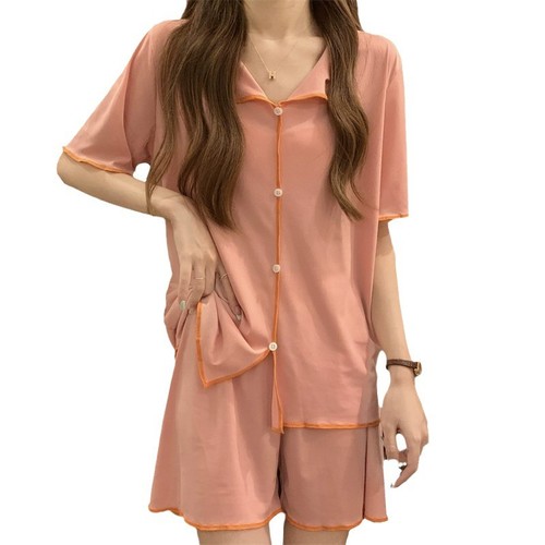 HOME CLOTHES FOR WOMEN / WD-0372 - COLOR LIGHT ORANGE ONE SIZE