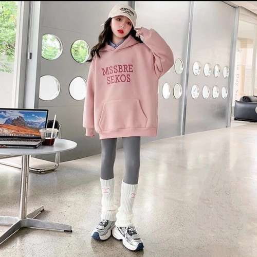 HOODED JACKET FOR GIRLS / GL-0011 - COLOR PINK SIZE 14-16 YRS. OLD