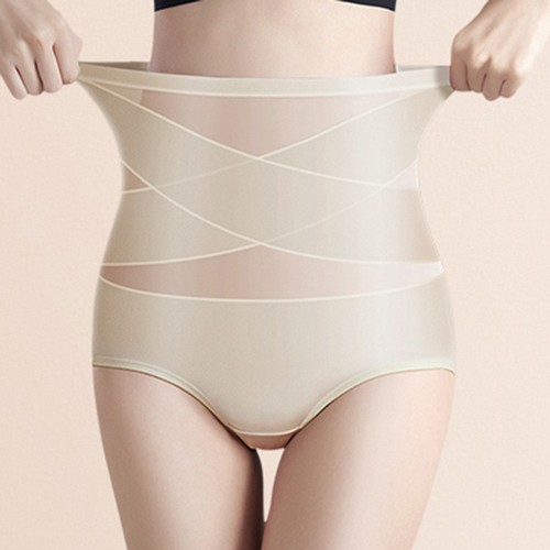 HIGH WAIST SILK SHAPING UNDERWEAR FOR WOMEN / WD-0374 - COLOR SKINTONE SIZE XL