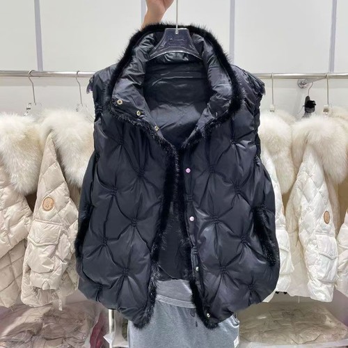 WINTER VEST JACKET / WD-0377 - COLOR BLACK SIZE MEDIUM