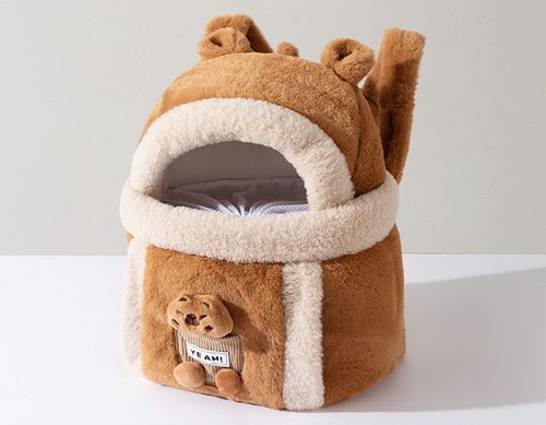 MEDIUM SIZE PET OUTING BAG / PS-0037 - COLOR BROWN SIZE MEDIUM