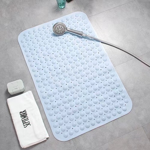 NON-SLIP SHOWER BATH MAT / BR-0051 - SIZE 36X71CM COLOR BLUE