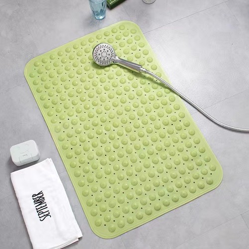 NON-SLIP SHOWER BATH MAT / BR-0053 - SIZE 36X71CM COLOR GREEN