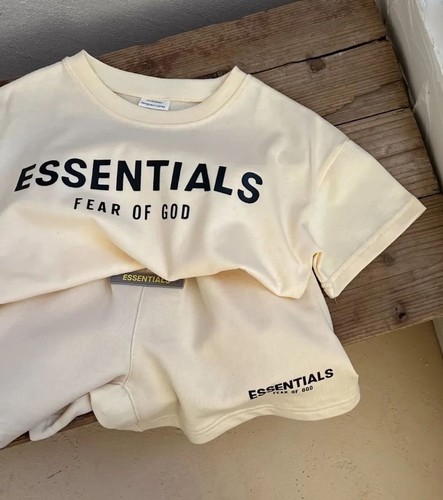 TWO PIECE T-SHIRT AND SHORT FOR CHILDREN / BB-0303 - COLOR KHAKI