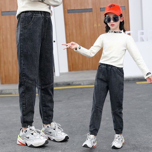 GIRL'S DENIM TROUSER / GL-0018 - COLOR BLACK