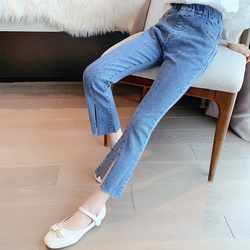 GIRL'S DENIM TROUSER / GL-0020 - COLOR BLUE