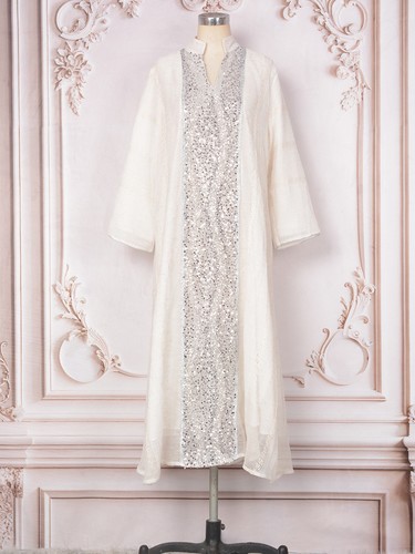 WOMEN'S ABAYA / WD-0410 - COLOR WHITE