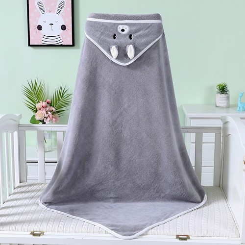 BABY BLANKET / BB-0345 - COLOR: GRAY BEAR SIZE: 105*105cm