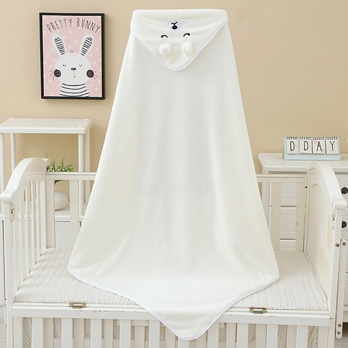 BABY BLANKET / BB-0349 - COLOR WHITE SIZE 105X105CM