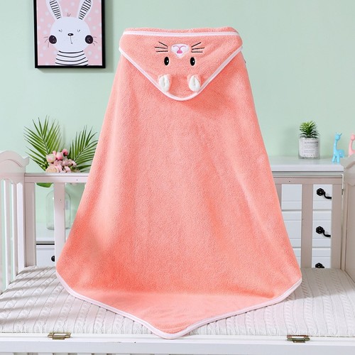 BABY BLANKET / BB-0354 - COLOR ORANGE SIZE 105X105CM