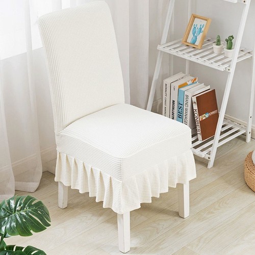 DINING CHAIR COVER / HM-0251 - COLOR WHITE ONE SIZE