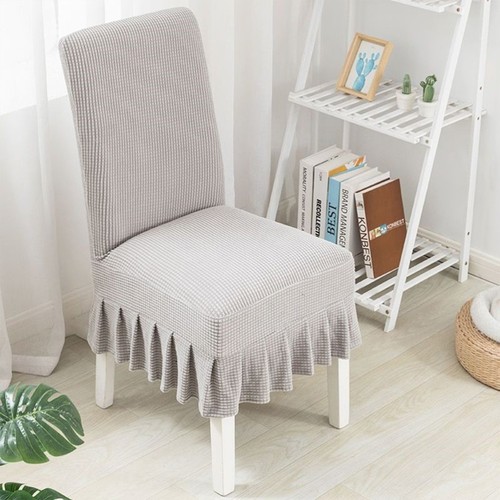 DINING CHAIR COVER / HM-0252 - COLOR GRAY