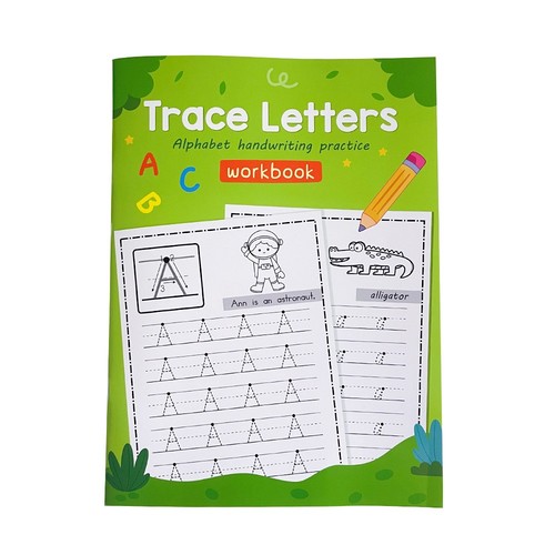 52 PAGES CHILDREN'S HANDWRITING BOOK / SC-0020 - ALPHABET HANDWRITING BOOK