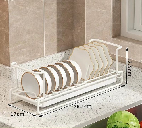 KITCHEN DISH RACK / KN-0166 - COLOR WHITE