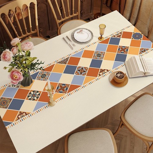 WATERPROOF TABLECLOTH / KN-0179 - SIZE 60X120CM