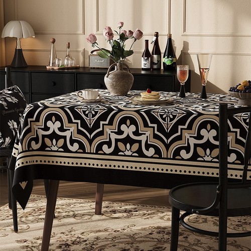 140x220CM WATERPROOF TABLECLOTH / KN-0217 - RECTANGULAR DINING TABLECLOTH
