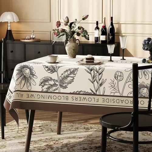 120X200CM WATERPROOF TABLECLOTH / KN-0224 - RECTANGULAR DINING TABLECLOTH